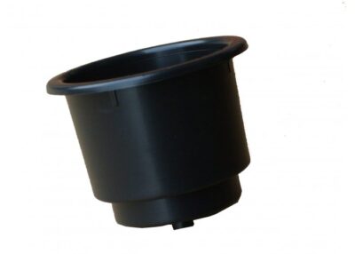 PORTE GOBELET PLASTIQUE NOIR