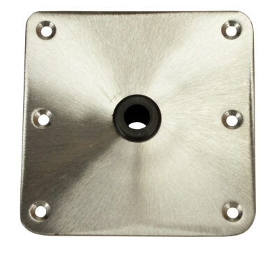 EMBASE DE SIÈGE INOX 18CM X 18CM