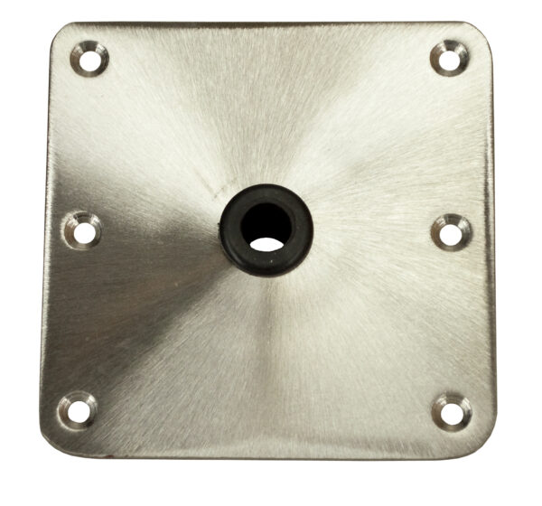 EMBASE DE SIÈGE INOX 18CM X 18CM